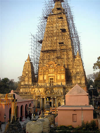 eastern face of the temple 