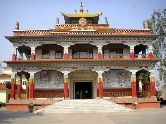 one of the Tibetan temples 