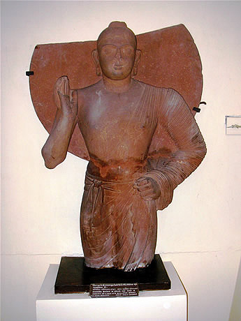early Kushana Buddha--Mathura Museum